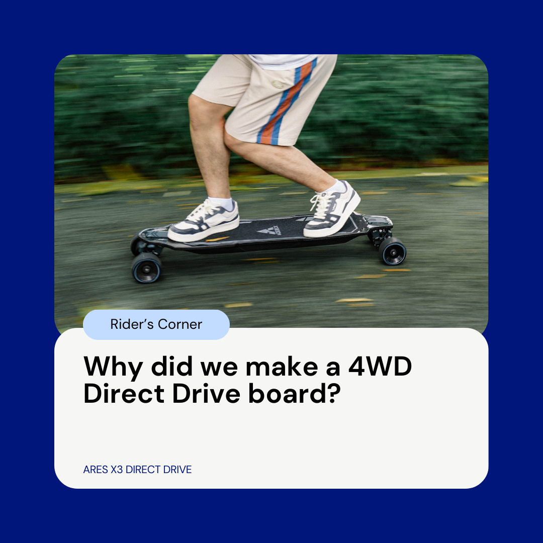 Ares X3 DIRECT DRIVE Version: Why did we make a 4WD Direct Drive board?