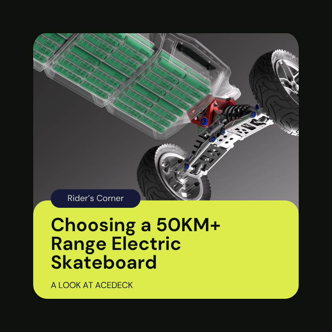 Choosing a 50km+ Range Electric Skateboard: A Look at Acedeck