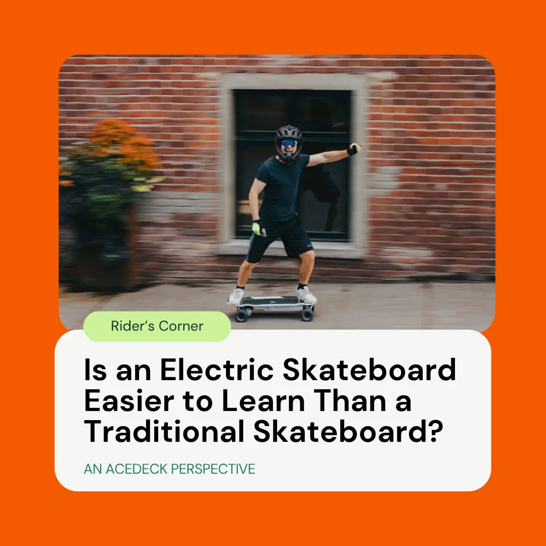 Is an Electric Skateboard Easier to Learn Than a Traditional Skateboard?