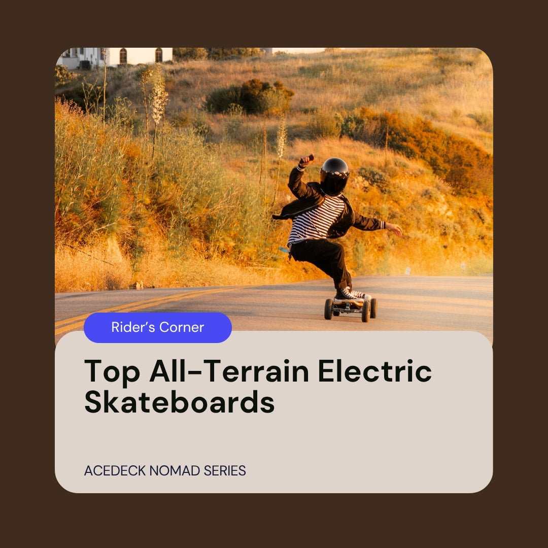 【新品】MOUNTAIN RESEARCH DECK Top All-Terrain Electric Skateboards 2026: Acedeck Nomad Series