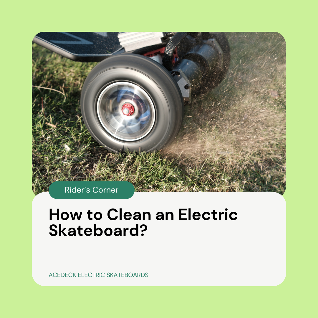 How to Clean an Electric Skateboard?