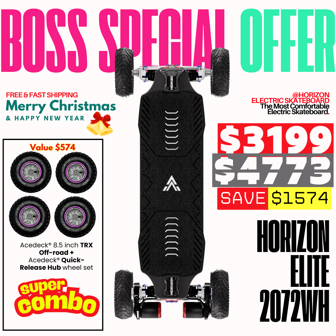 Acedeck® Horizon Electric Skateboard【Boss Special Offer】