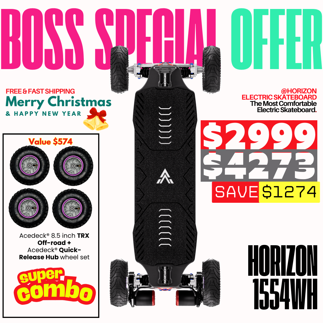 Acedeck® Horizon Electric Skateboard【Boss Special Offer】