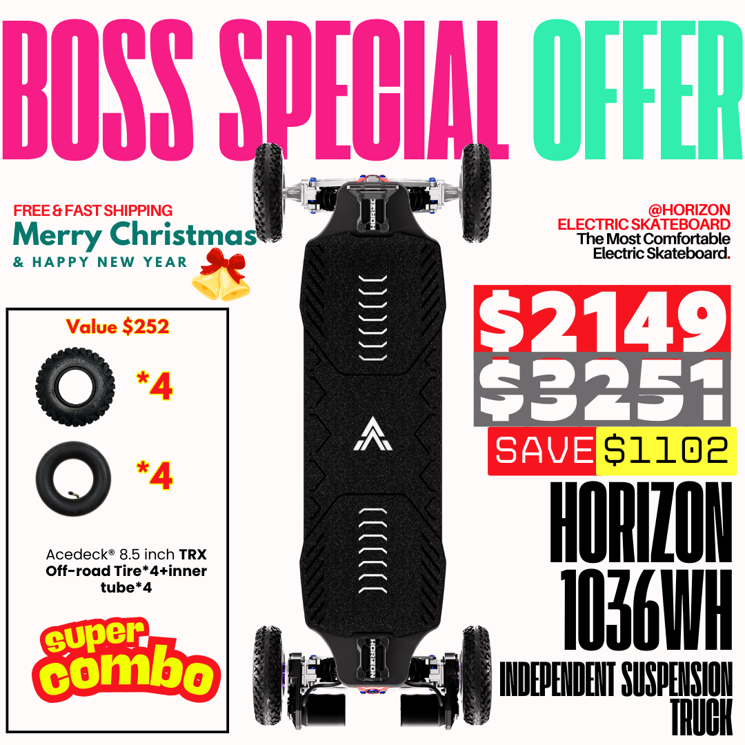 Acedeck® Horizon Electric Skateboard【Boss Special Offer】