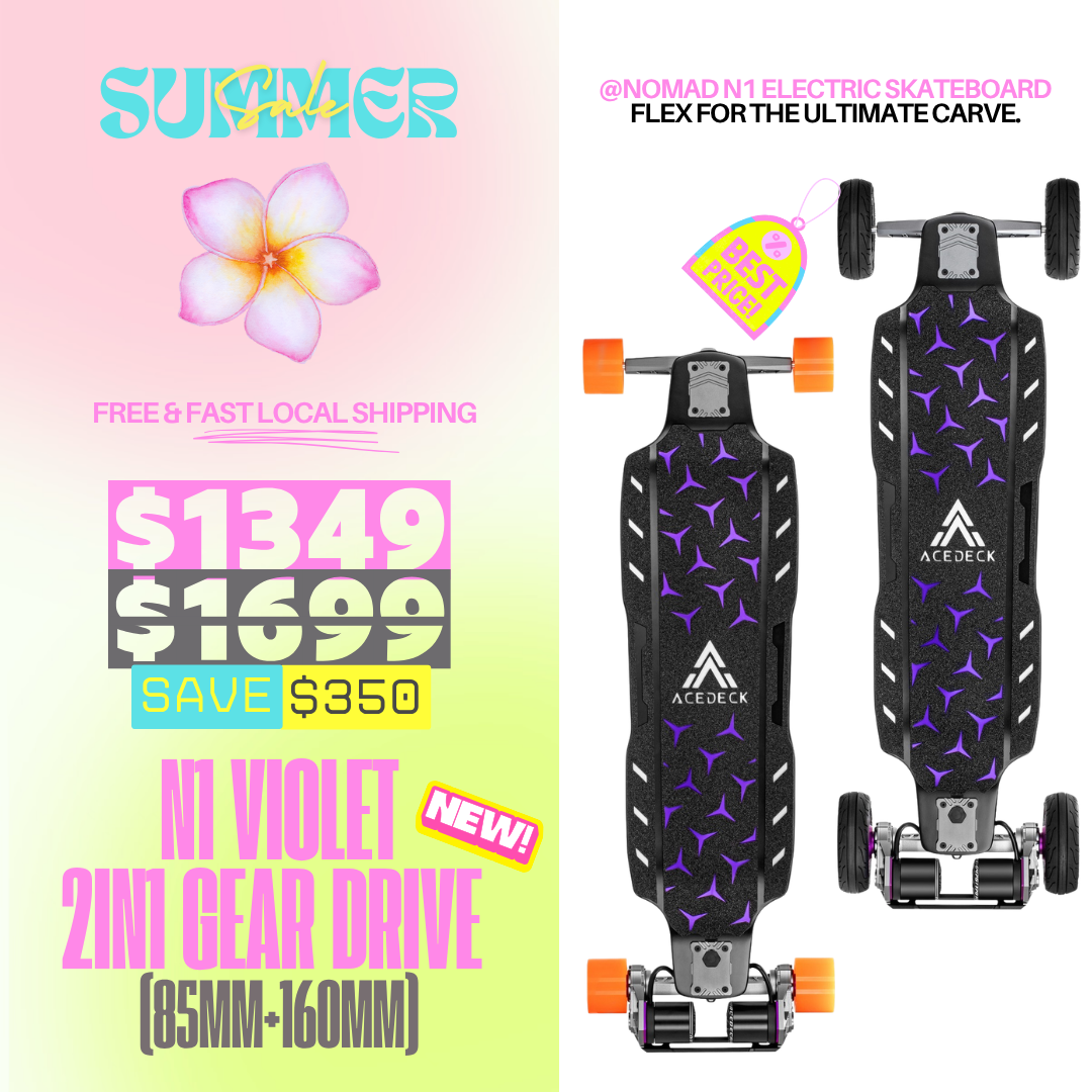 Acedeck® Nomad N1 Electric Skateboard-Best DKP All-terrain Electric Skateboard