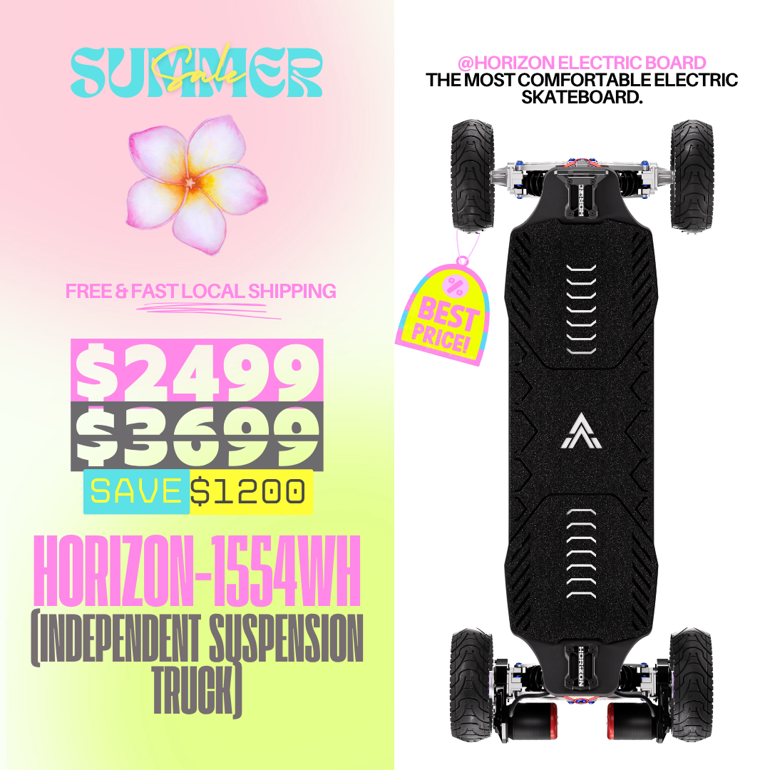 Acedeck® Horizon Electric Skateboard- Best Independent Suspension Electric Skateboards