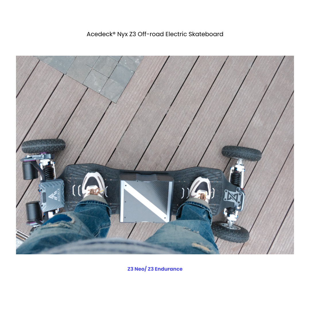 Acedeck® Nyx Z3 Off-road Electric Skateboard 2.0-Best for off-roading