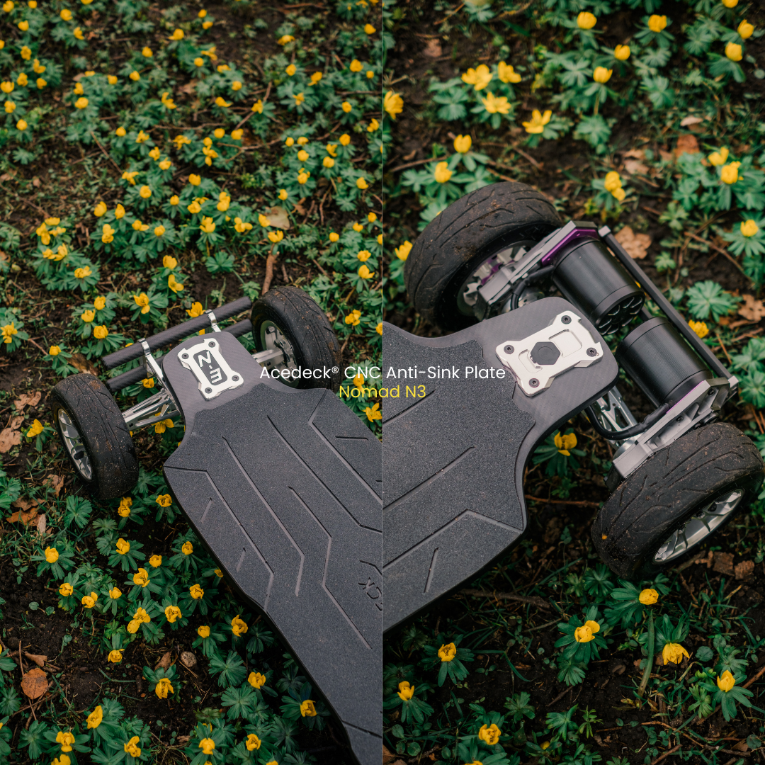 Acedeck® CNC Anti-Sink Plate-Electric Skateboard