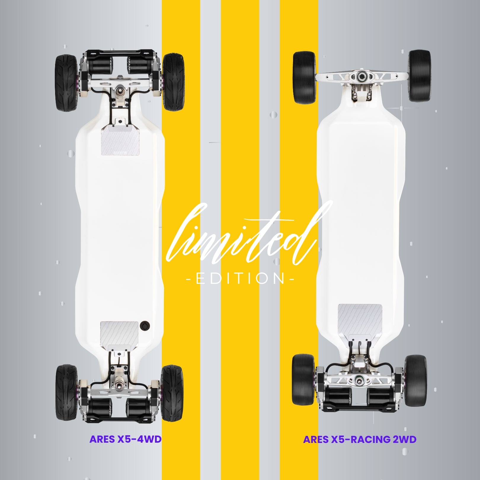 Acedeck® Ares X5 Electric Skateboard-High Performance All-terrain/ Carbon Fiber