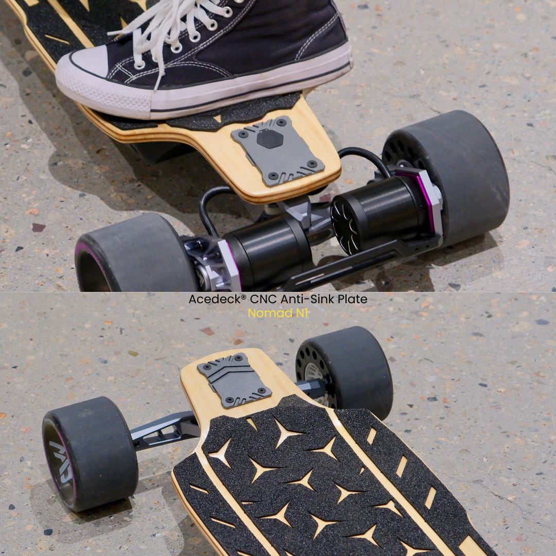 Acedeck® CNC Anti-Sink Plate-Electric Skateboard