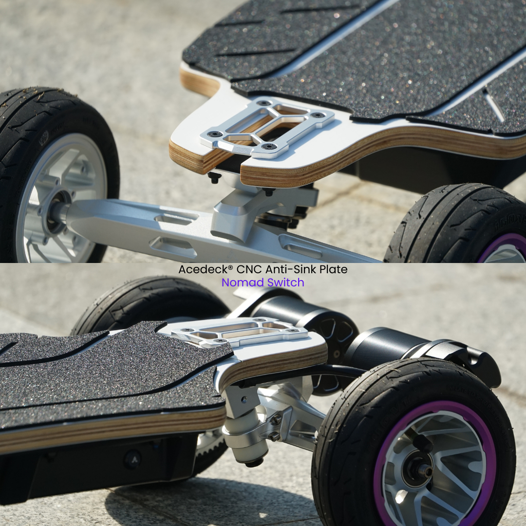 Acedeck® CNC Anti-Sink Plate-Electric Skateboard