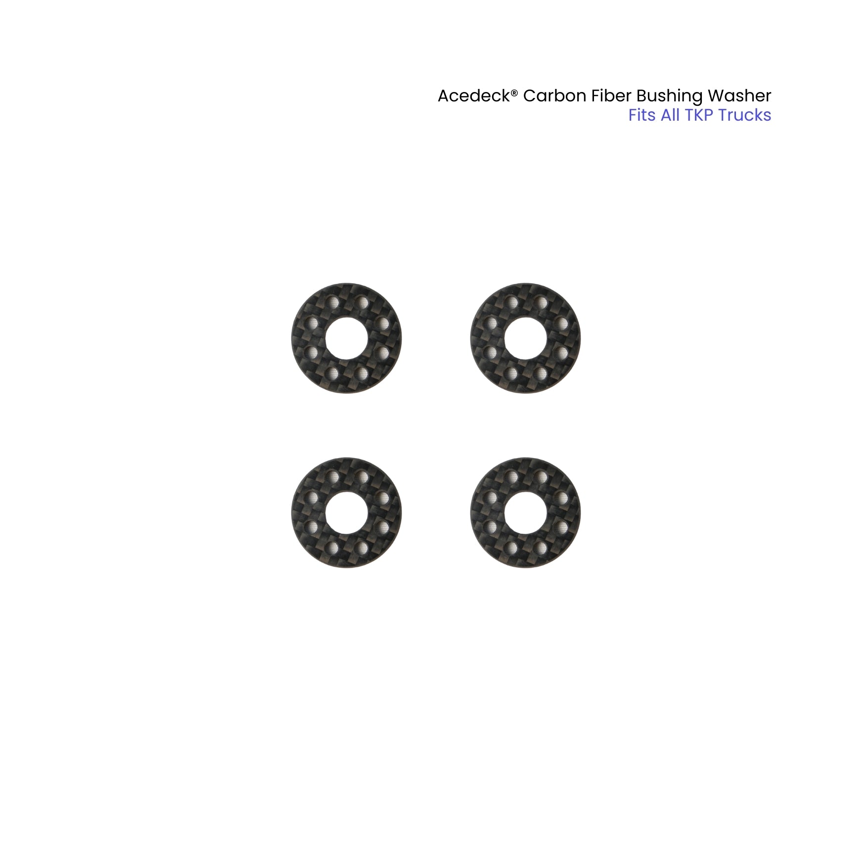 Acedeck® Carbon Fiber Bushing Washer*2 - All TKP trucks