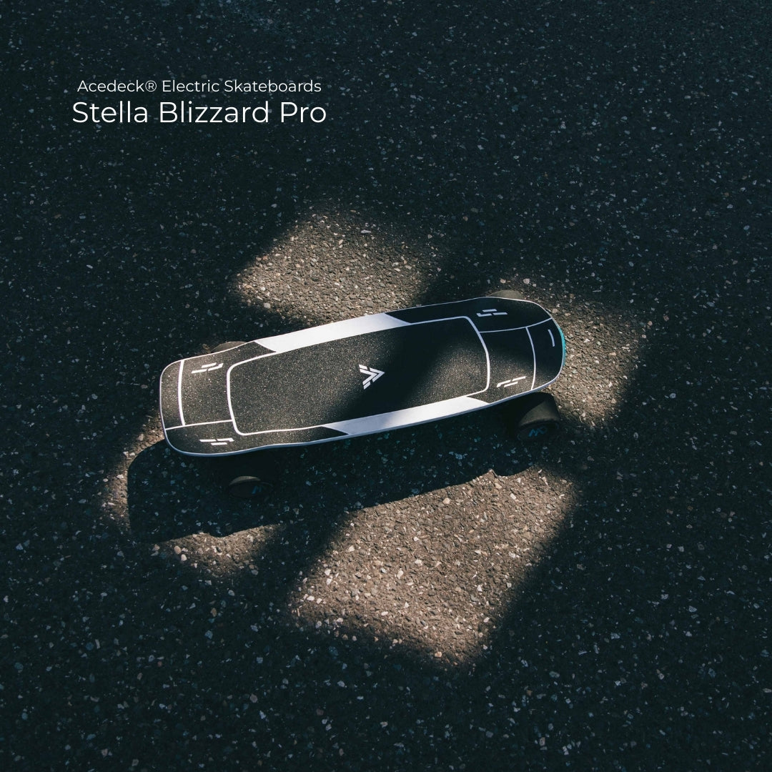 Acedeck® Stella Blizzard-Most Powerful Portable Electric Skateboard & Shortboard