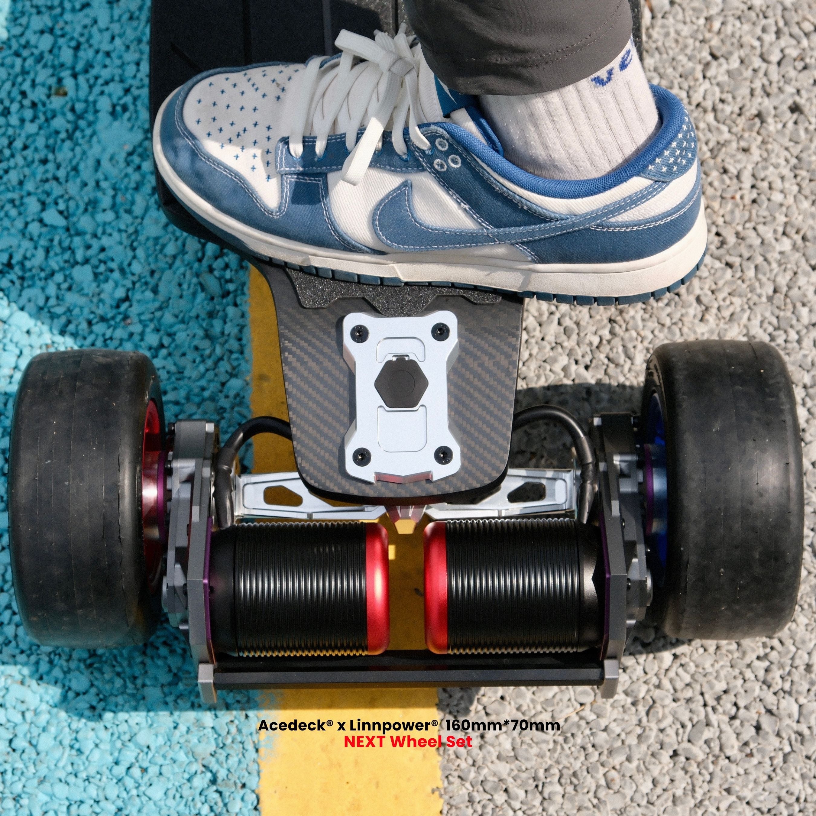 Acedeck®x Linnpower® NEXT Racing Wheel Set/Hub/ Slick Tire/ 9in Tire
