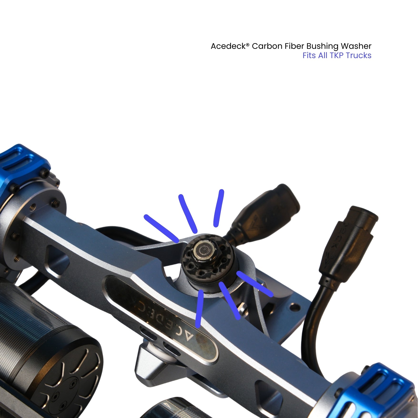 Acedeck® Carbon Fiber Bushing Washer*2 - All TKP trucks