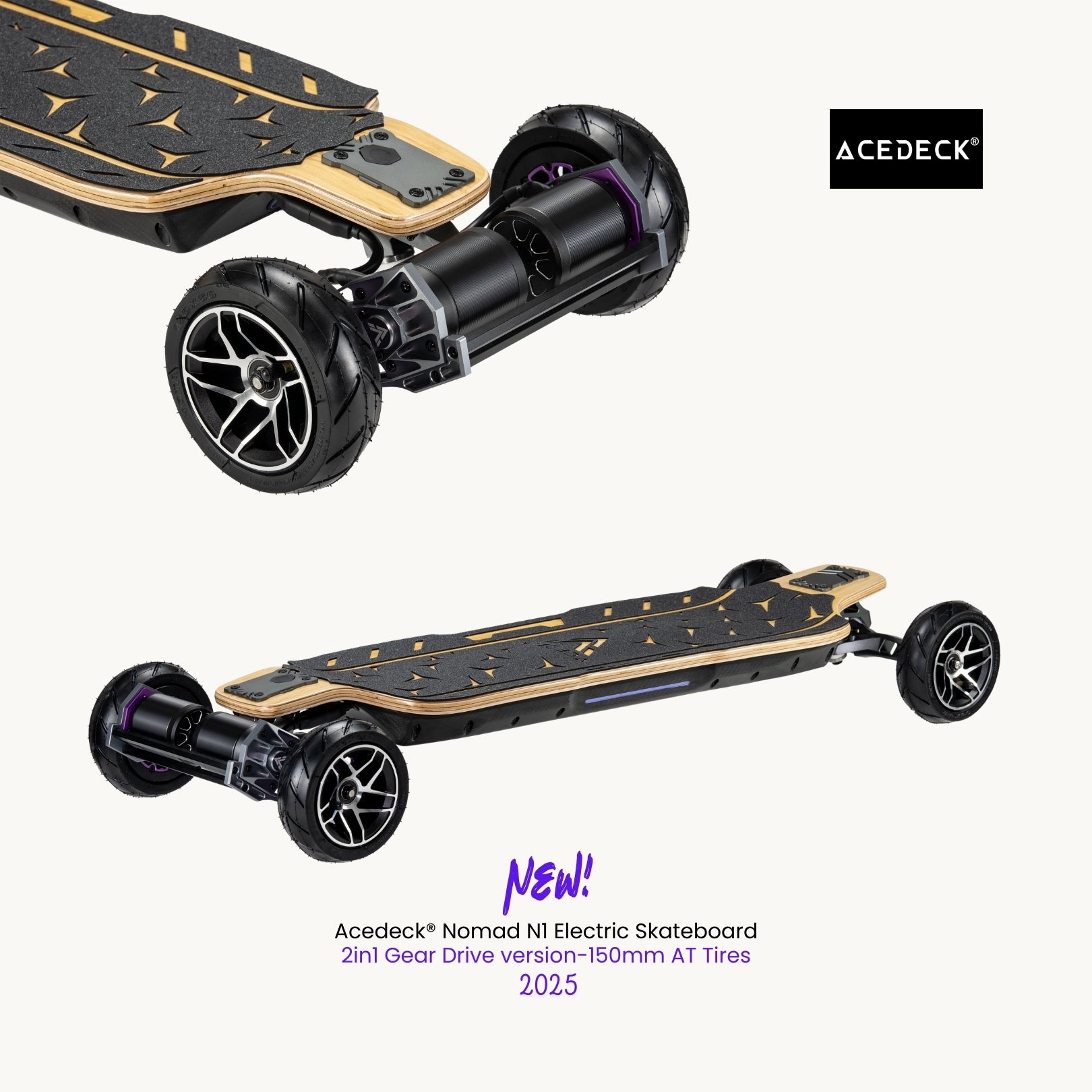 Acedeck® Nomad N1 Electric Skateboard【Flash Sale】