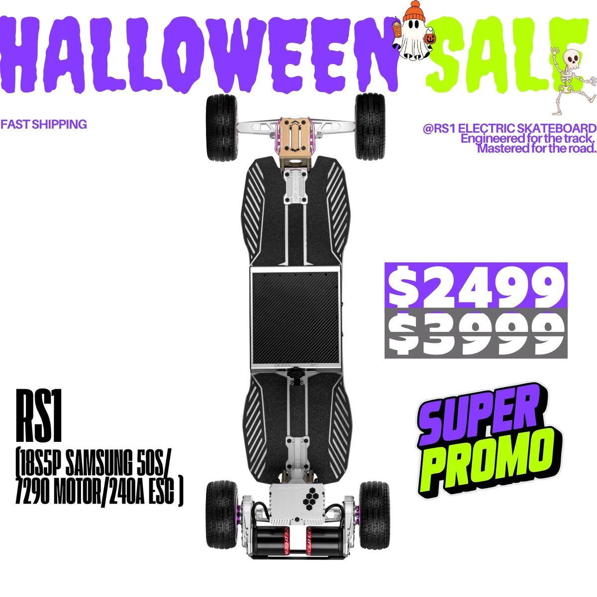 Acedeck® RS1 Electric Skateboard Acedeck® Electric Skateboards