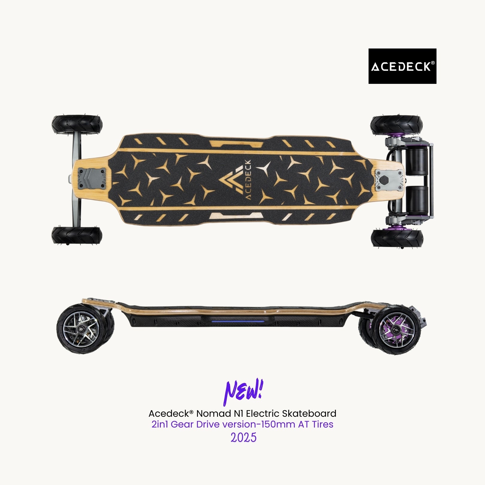 Acedeck® Nomad N1 Electric Skateboard【Flash Sale】