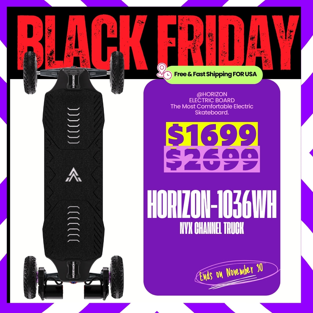 Acedeck® Horizon Electric Skateboard-Limited-Quantity Offer!