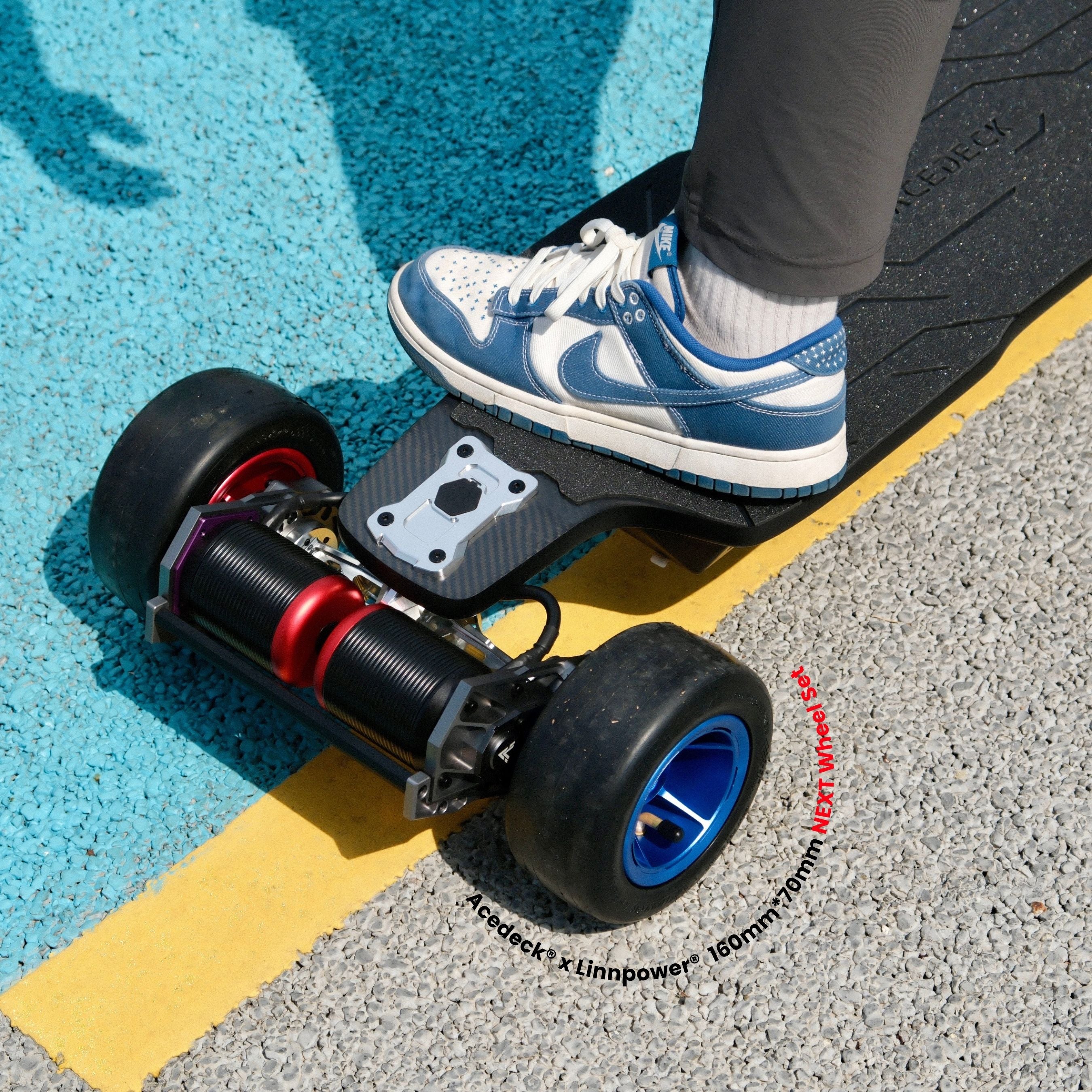 Acedeck®x Linnpower® NEXT Racing Wheel Set/Hub/ Slick Tire/ 9in Tire