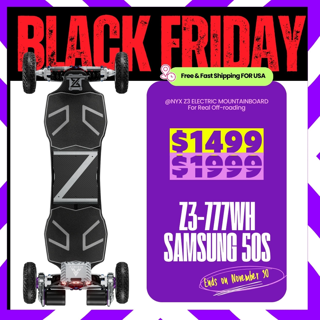 Acedeck® Nyx Z3 Off-road Electric Skateboard