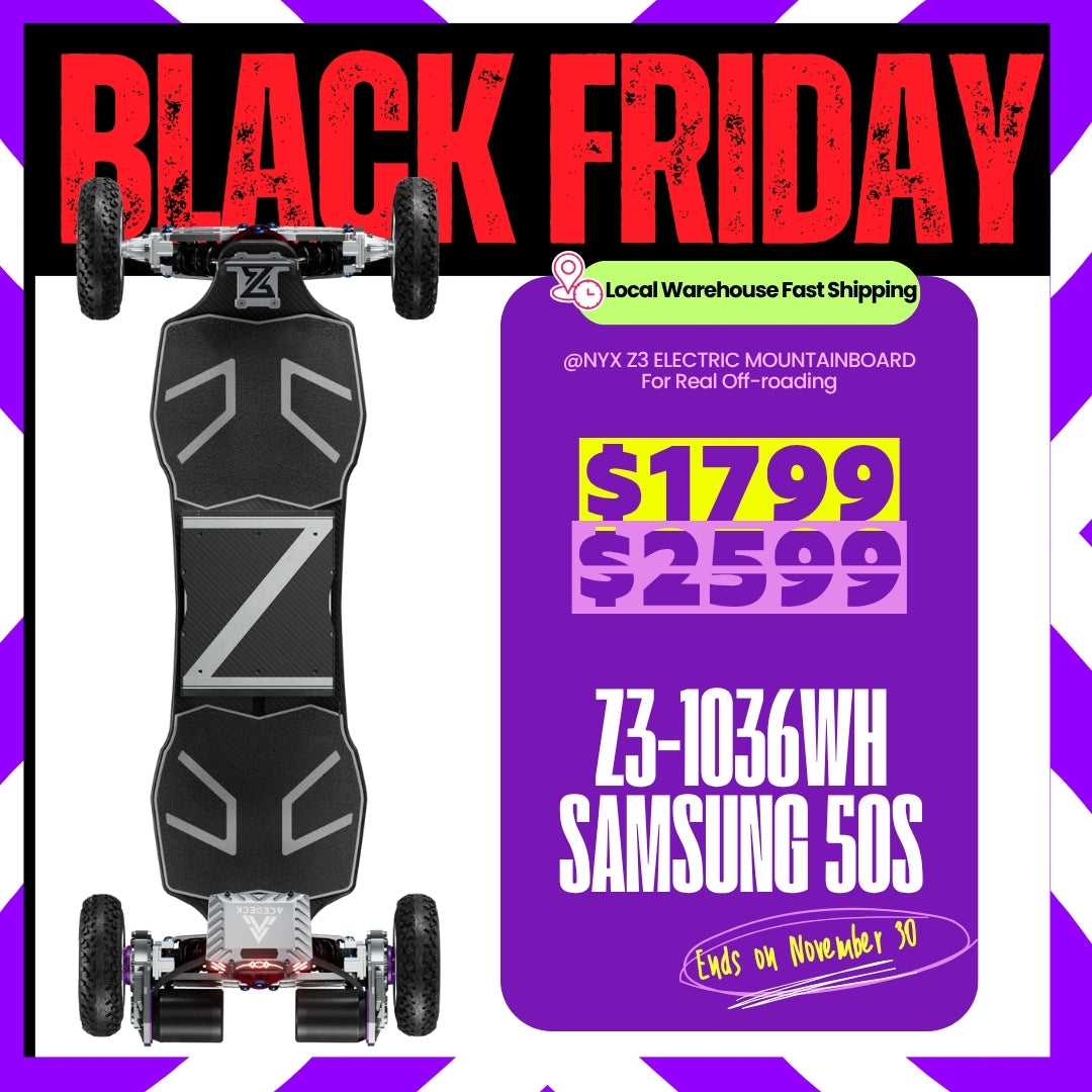 Acedeck® Nyx Z3 Off-road Electric Skateboard