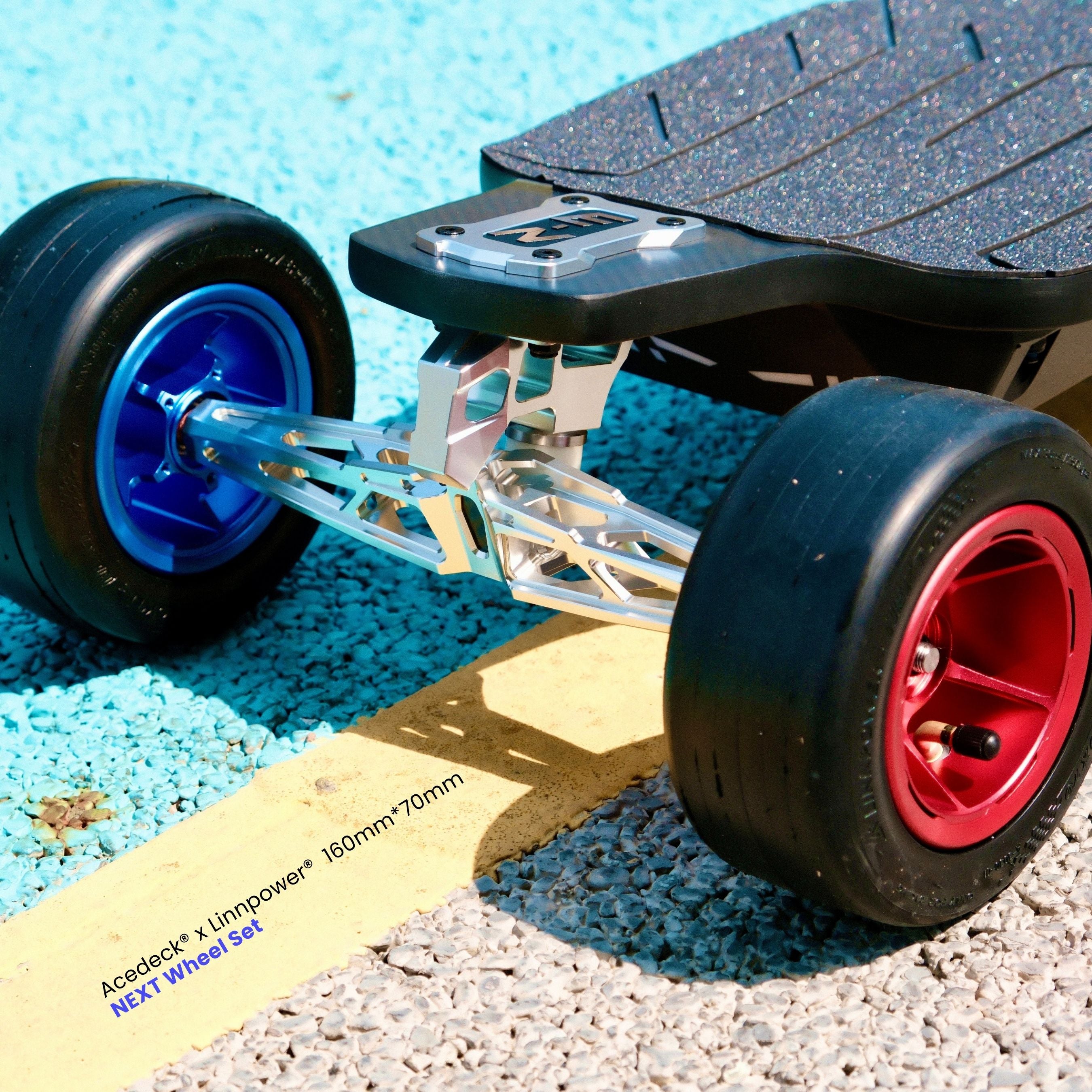 Acedeck®x Linnpower® NEXT Racing Wheel Set/Hub/ Slick Tire/ 9in Tire
