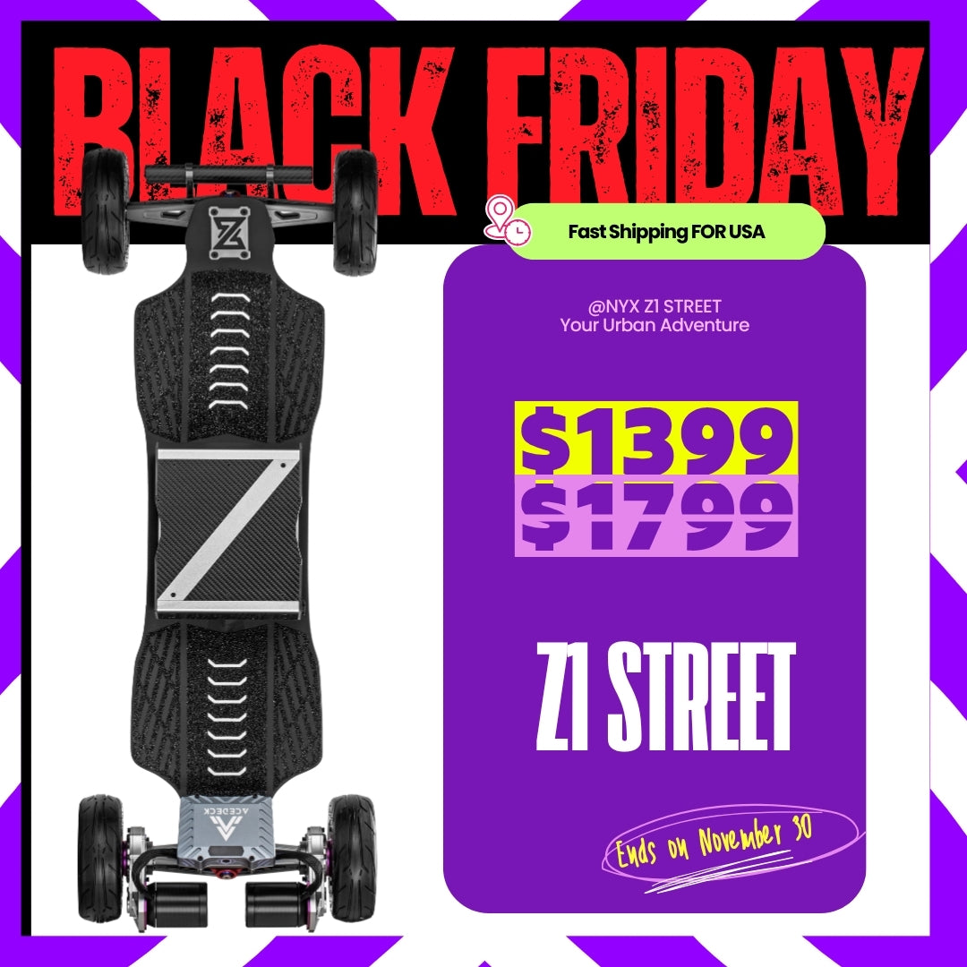 Acedeck® Nyx Z1 Electric Skateboard-2025 NEW