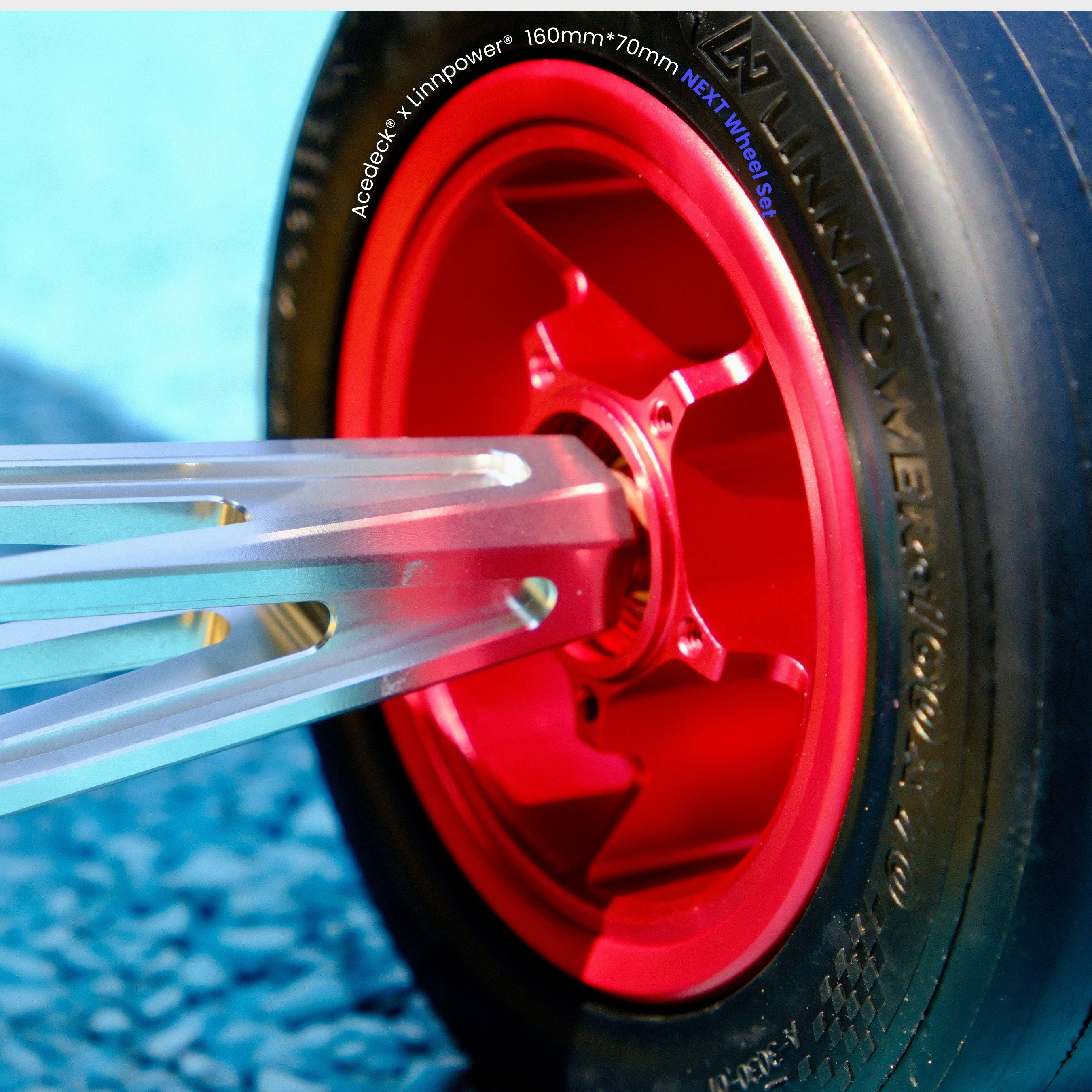 Acedeck®x Linnpower® NEXT Racing Wheel Set/Hub/ Slick Tire/ 9in Tire