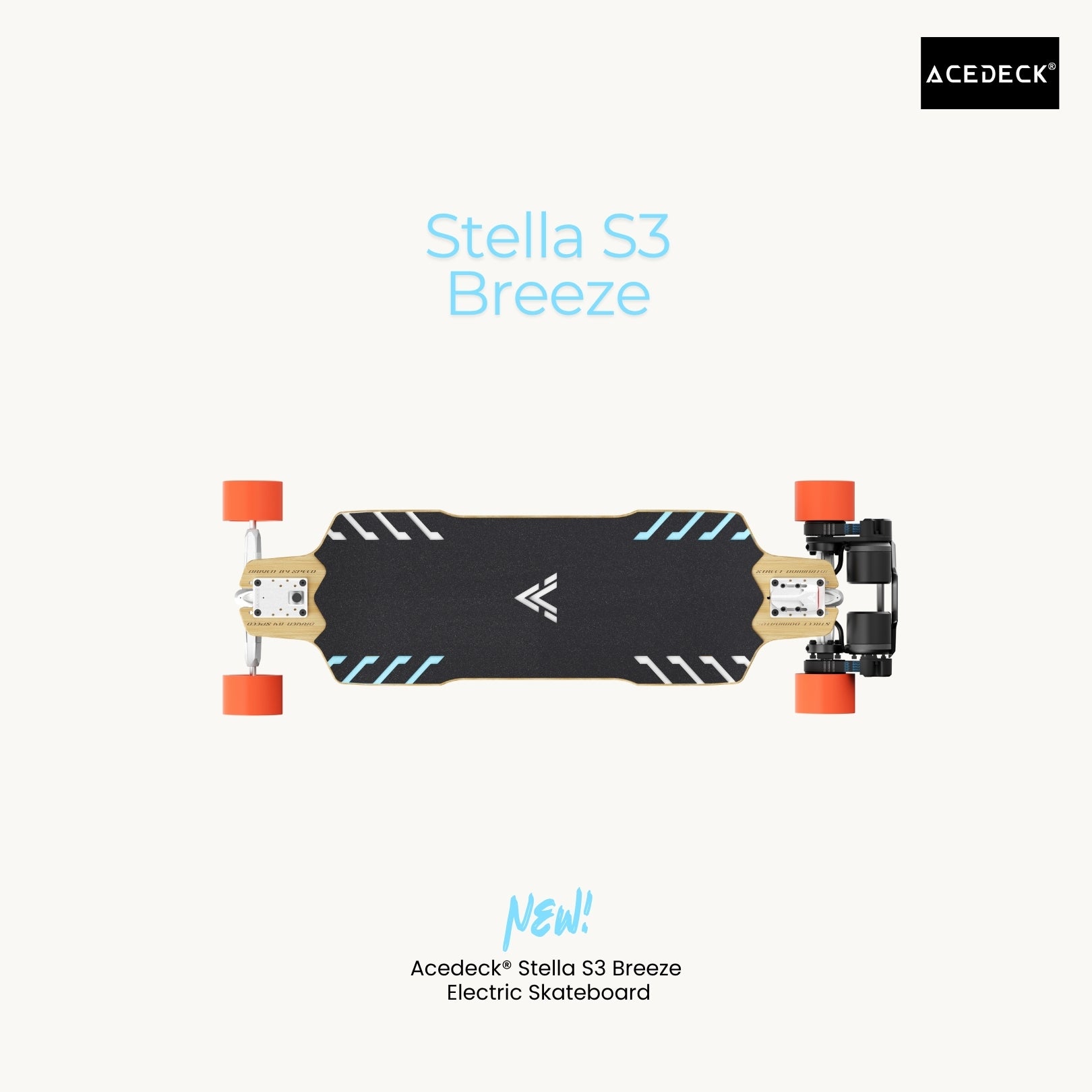 Acedeck® Stella S3 Breeze Electric Longboard