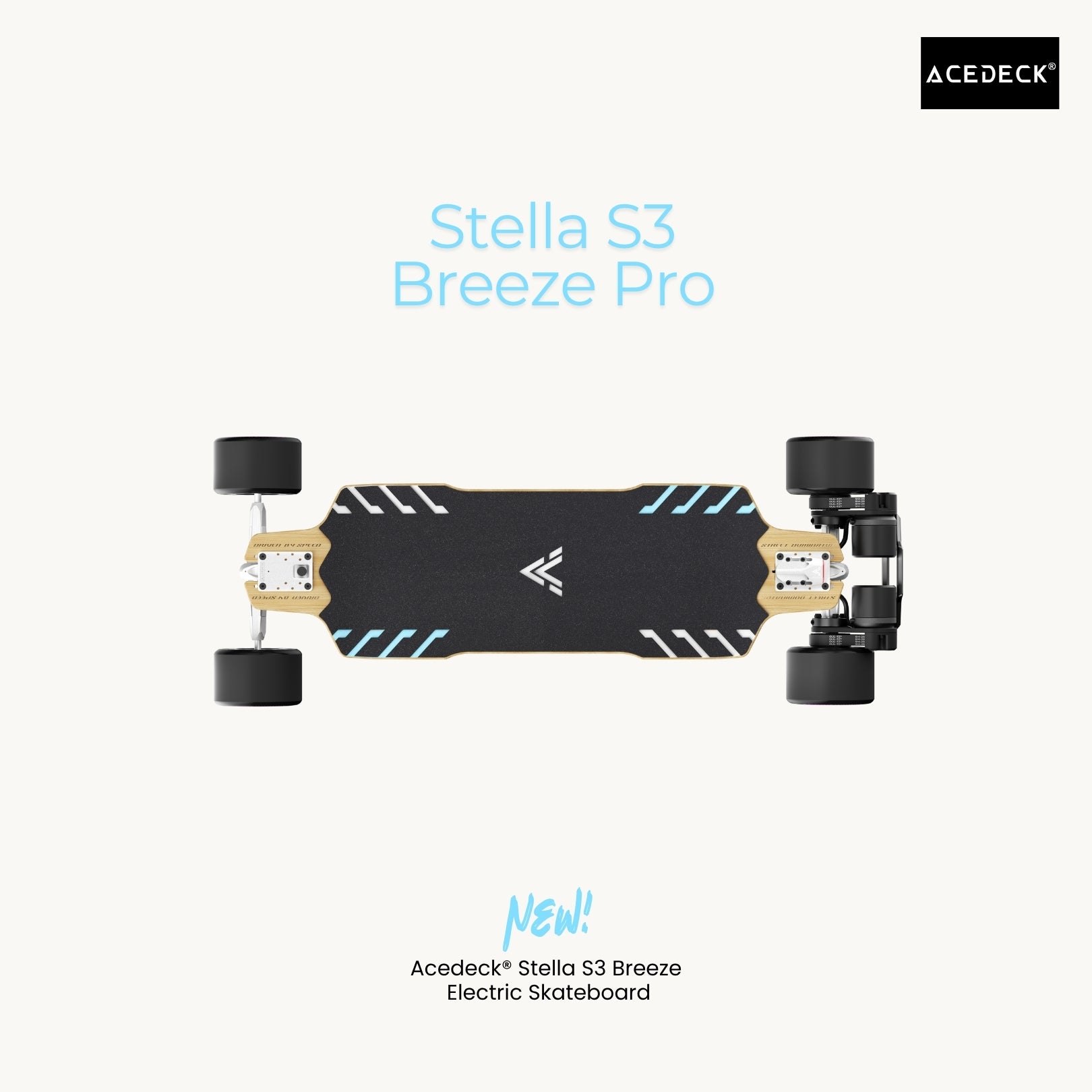 Acedeck® Stella S3 Breeze Electric Longboard