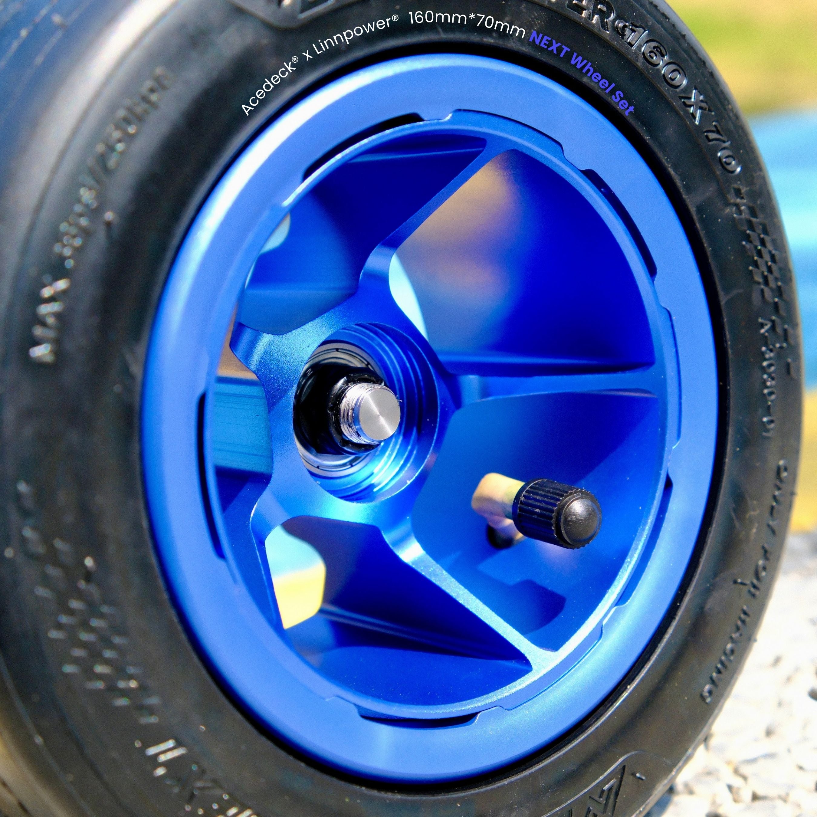 Acedeck®x Linnpower® NEXT Racing Wheel Set/Hub/ Slick Tire/ 9in Tire