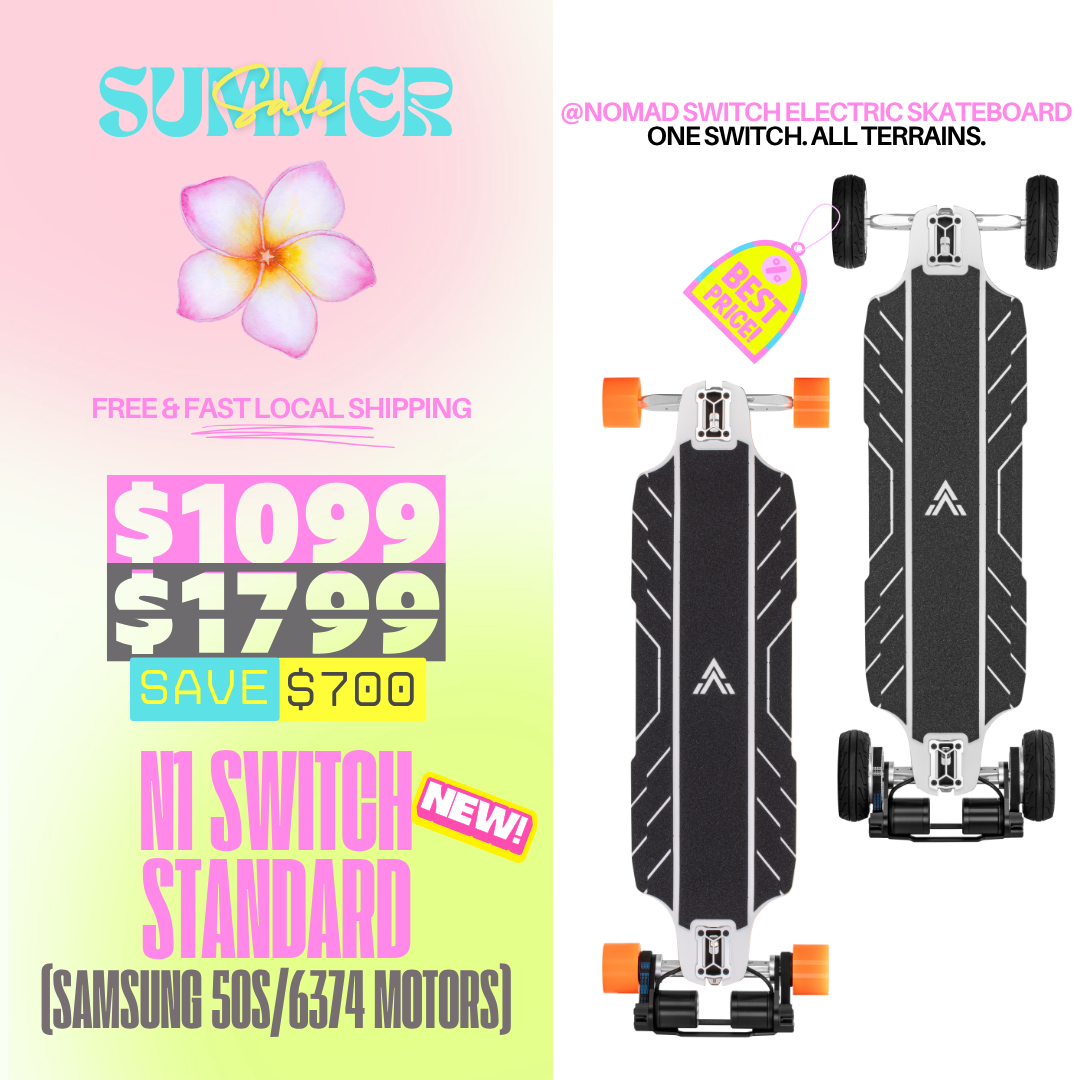 Acedeck® Nomad Switch Electric Skateboard-Best 2in1 Electric Skateboard