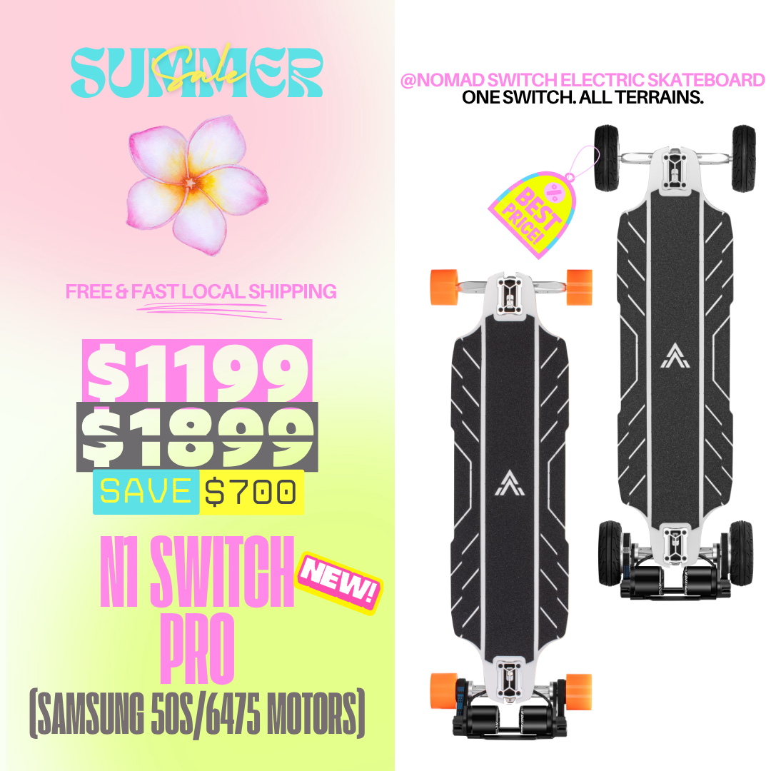 Acedeck® Nomad Switch Electric Skateboard-Best 2in1 Electric Skateboard