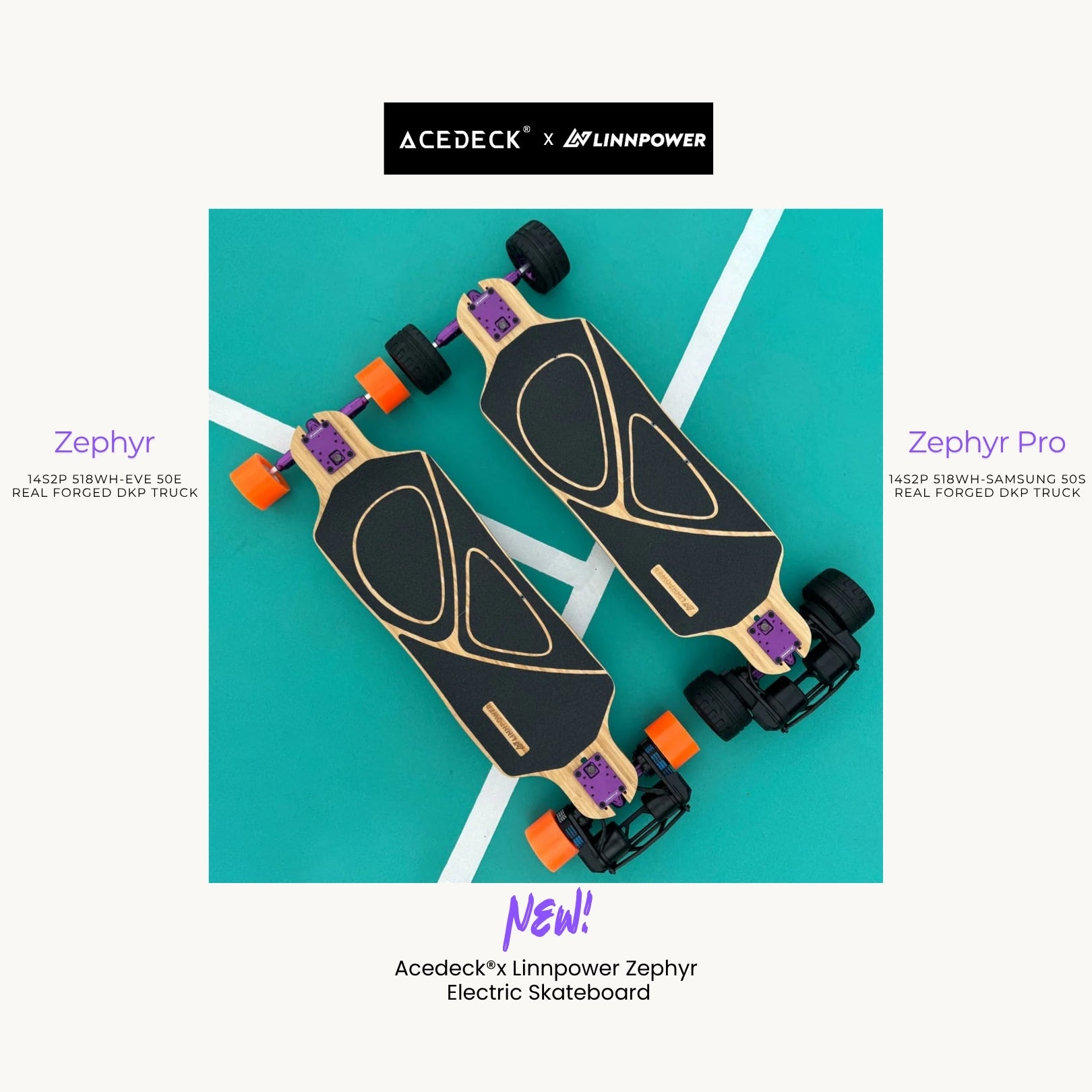 Acedeck® Stella S3 Breeze Electric Longboard