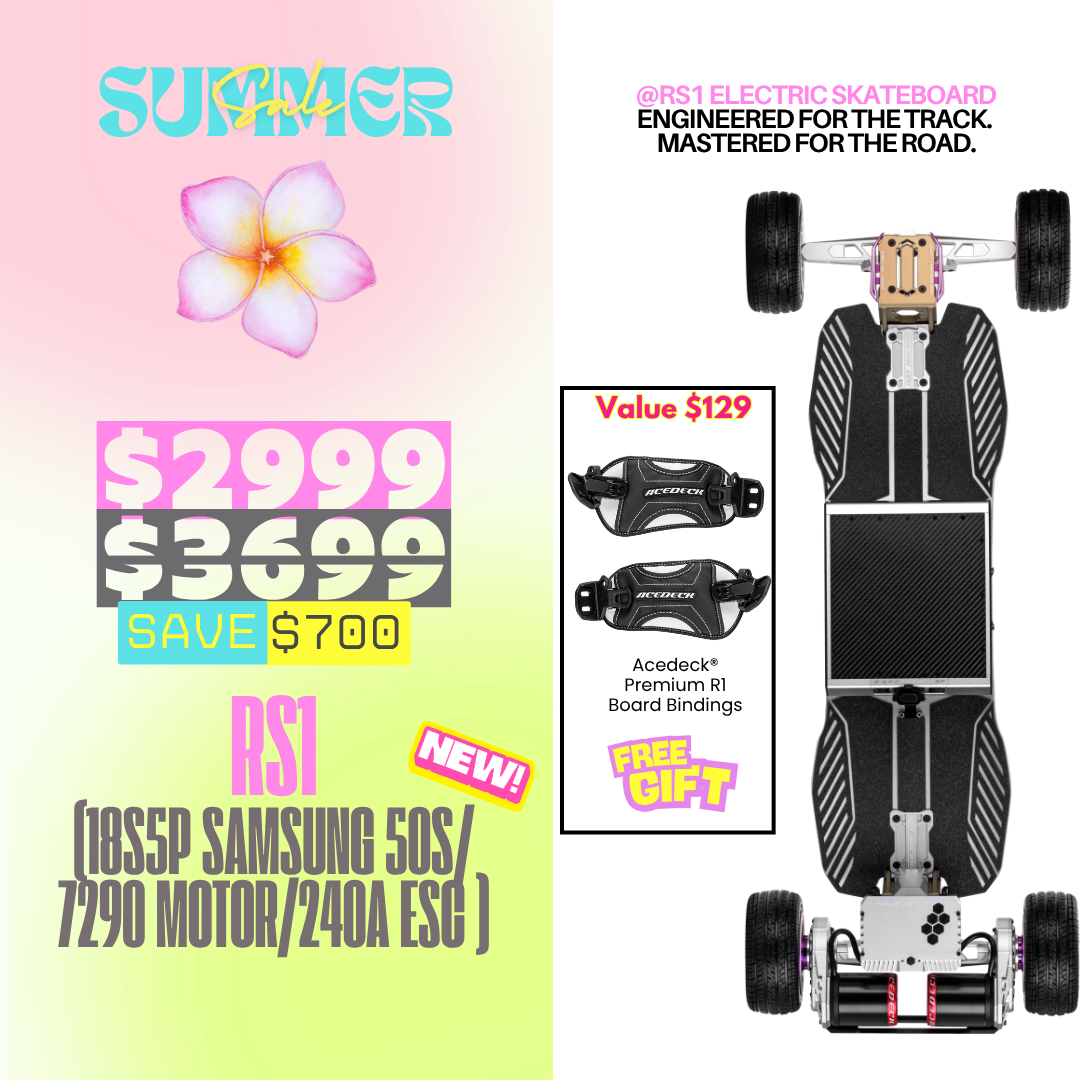 【Pre-Order|Free Bindings】Acedeck® RS1 Electric Skateboard