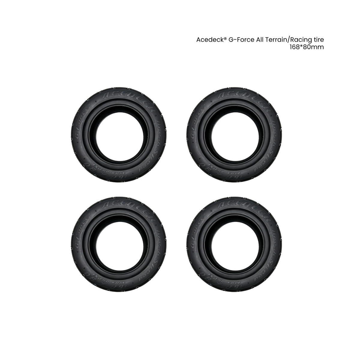 Acedeck® G-Force All Terrain/Racing Wheel tire(168*80mm) Acedeck® Electric Skateboards