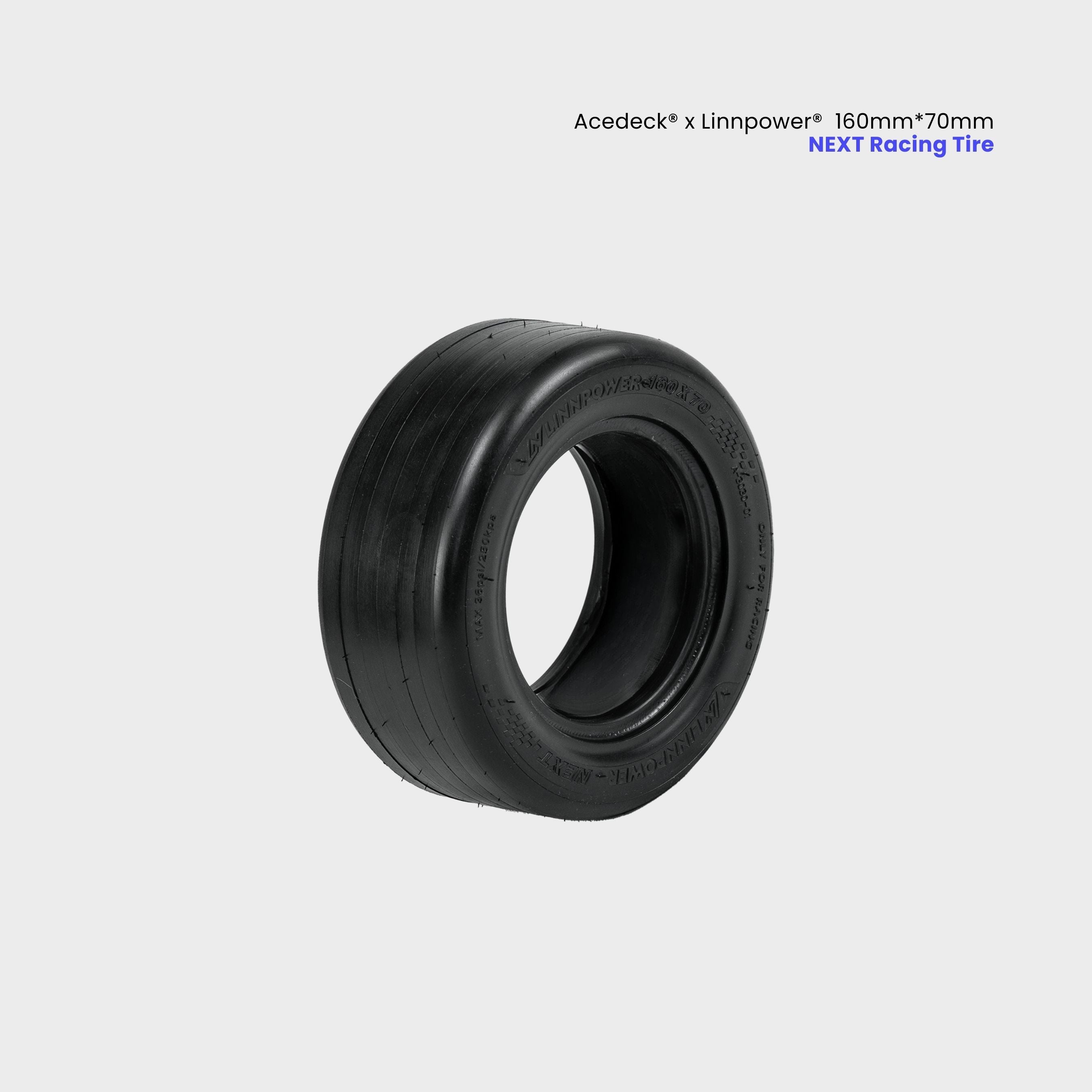 Acedeck®x Linnpower® NEXT Racing Wheel Set/Hub/ Slick Tire/ 9in Tire