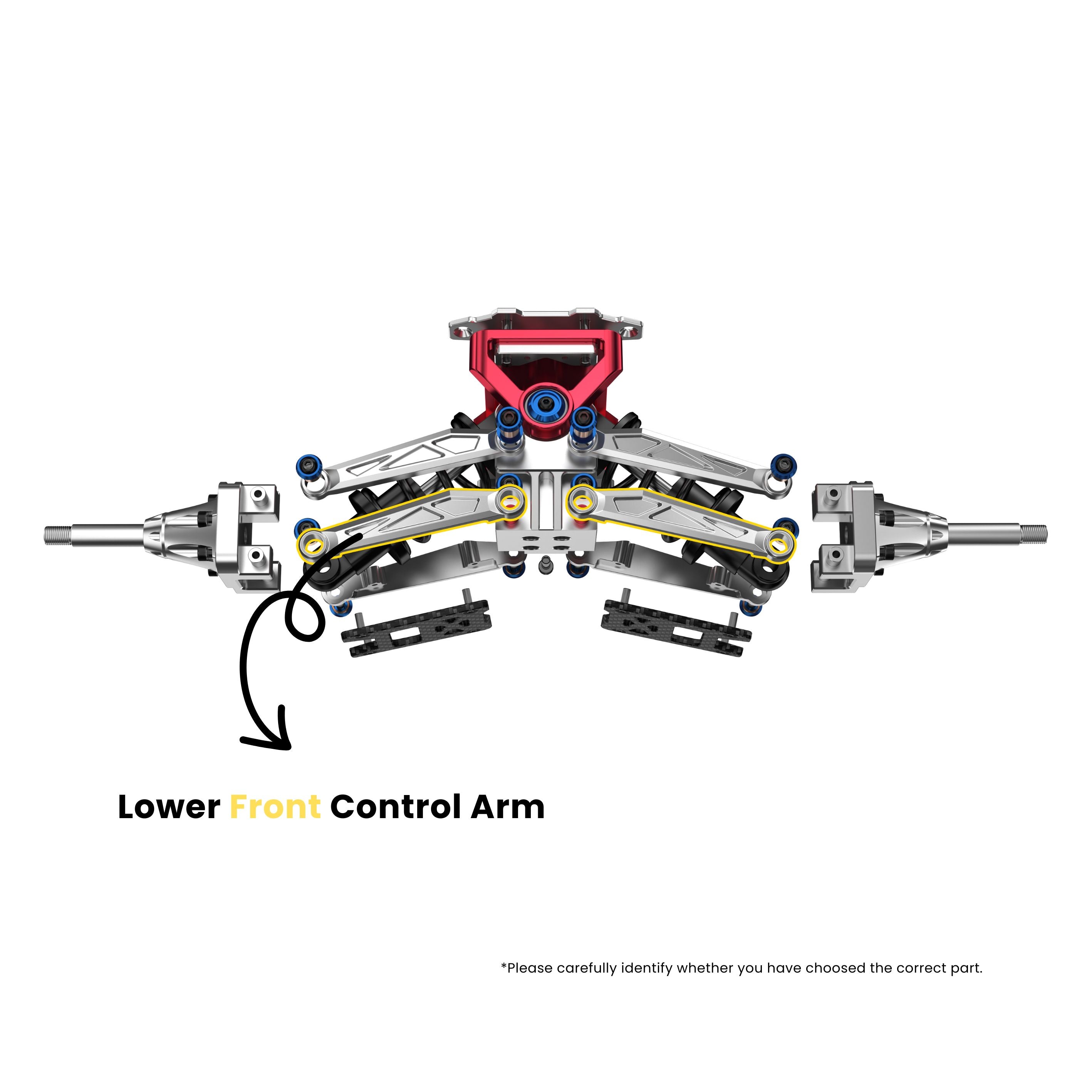 Acedeck® CNC Independent Suspension Truck Control Arm