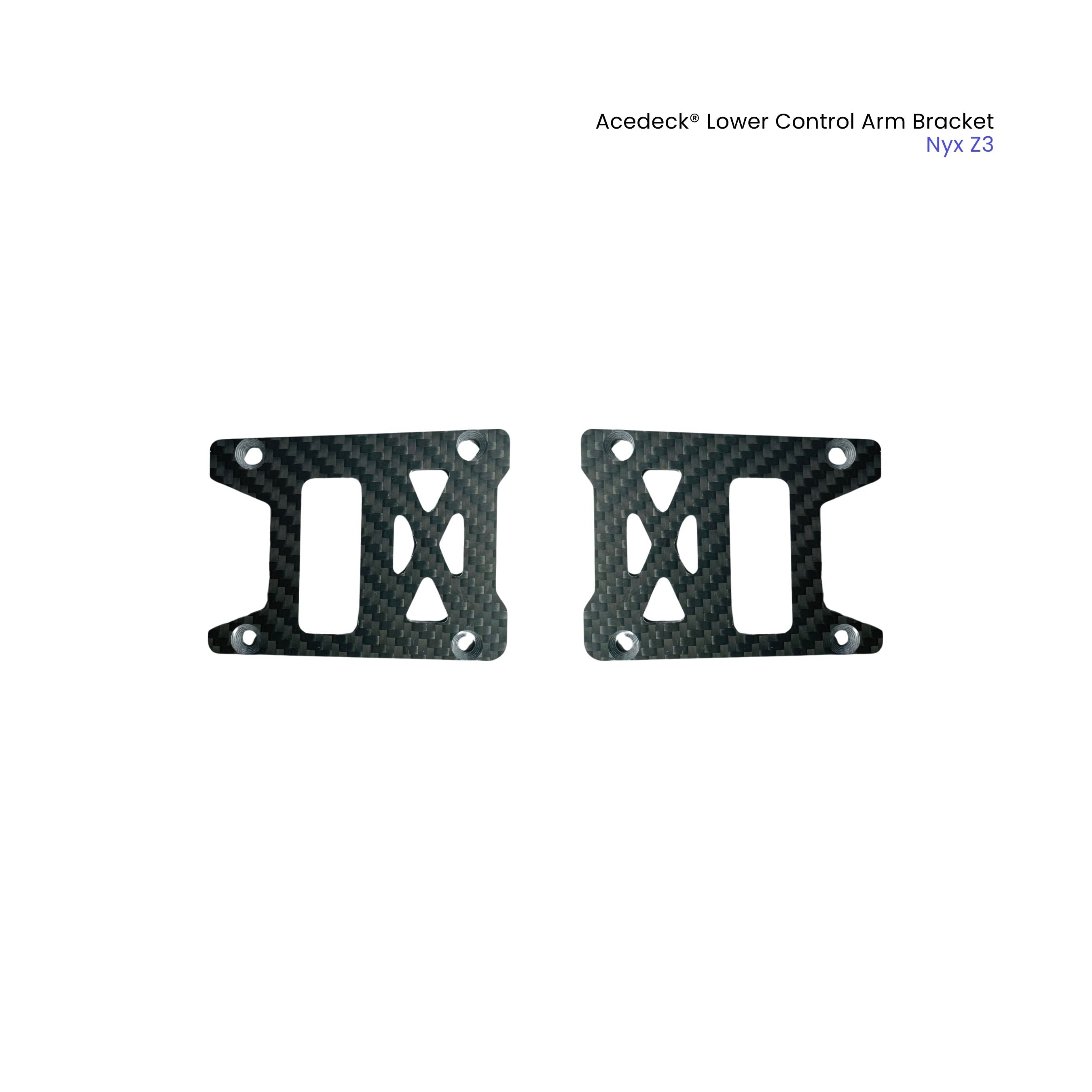 Acedeck® CNC  Lower Control Arm Carbon Fiber Bracket - Nyx Z3