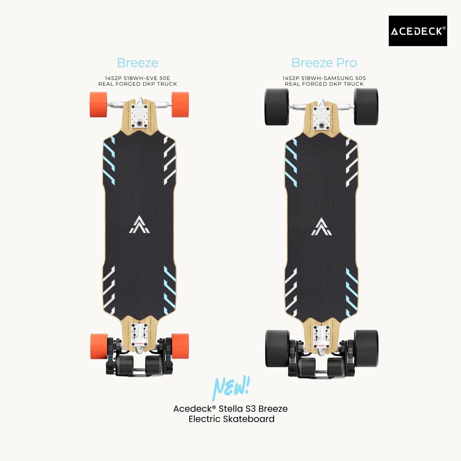 Acedeck® Stella S3 Breeze Electric Longboard