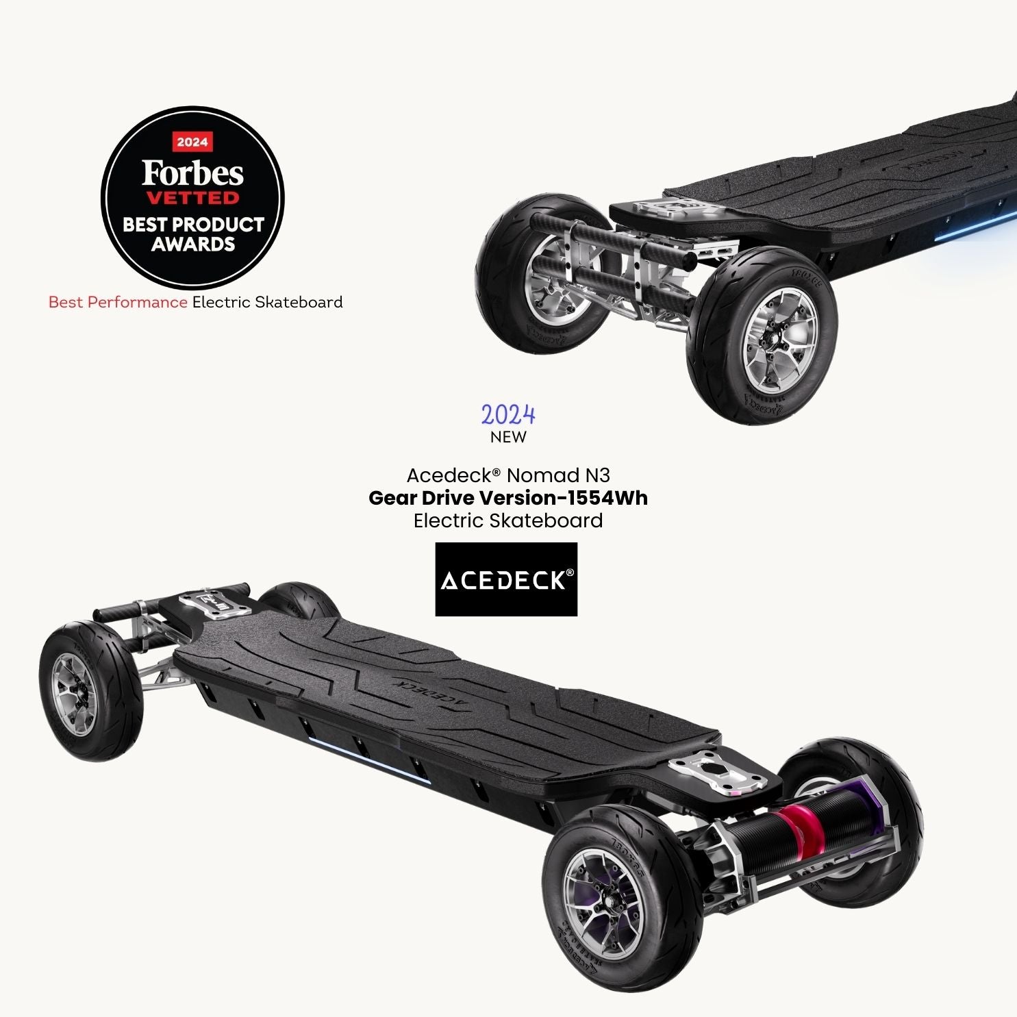 Acedeck® Nomad N3 Electric Skateboard【Clearance Sale】