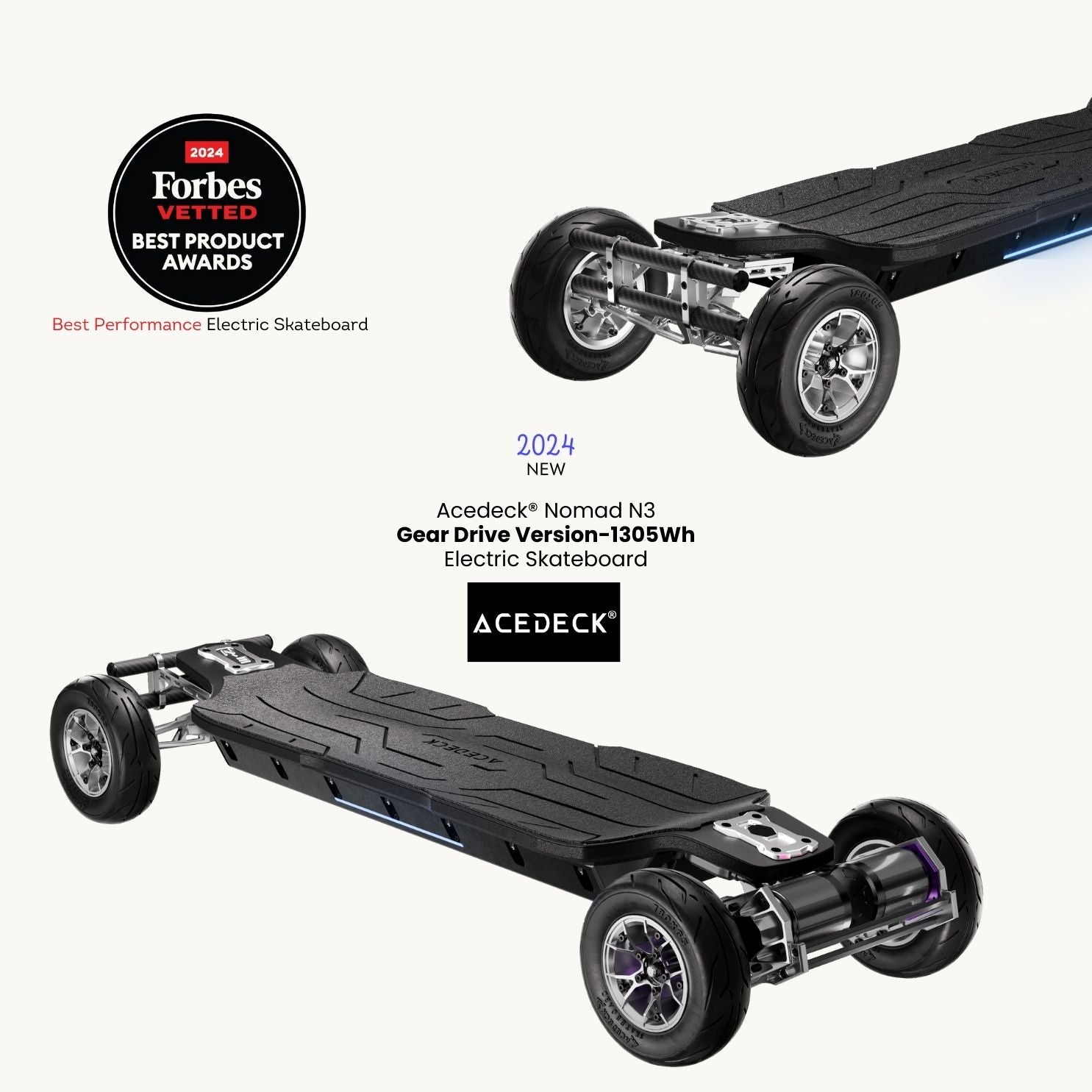 Acedeck® Nomad N3 Electric Skateboard【Clearance Sale】