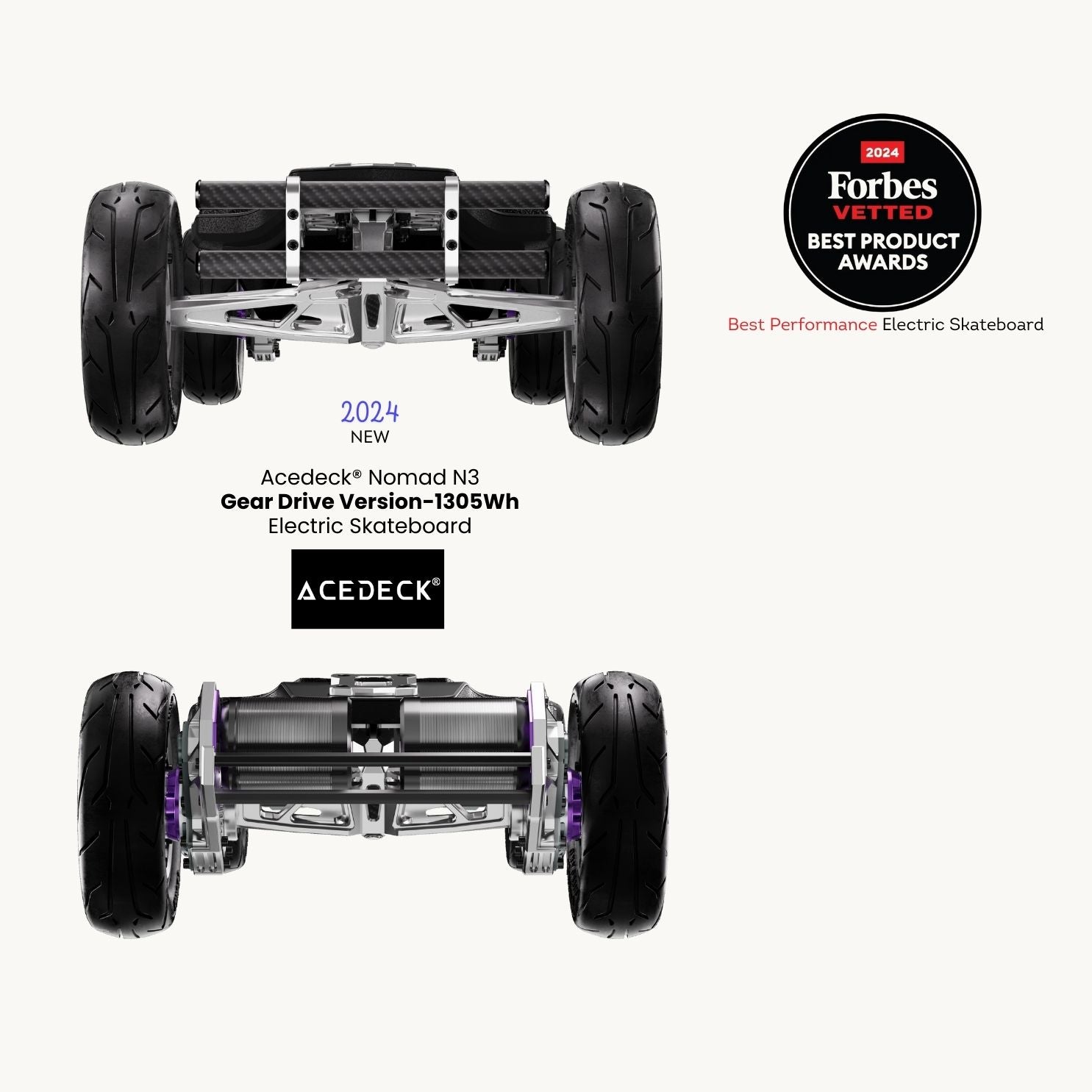 Acedeck® Nomad N3 Electric Skateboard【Clearance Sale】