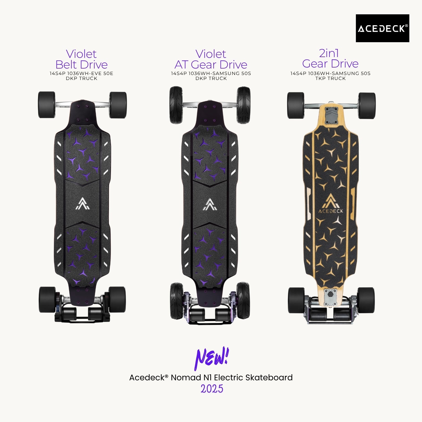 Acedeck® Nomad N1 Electric Skateboard