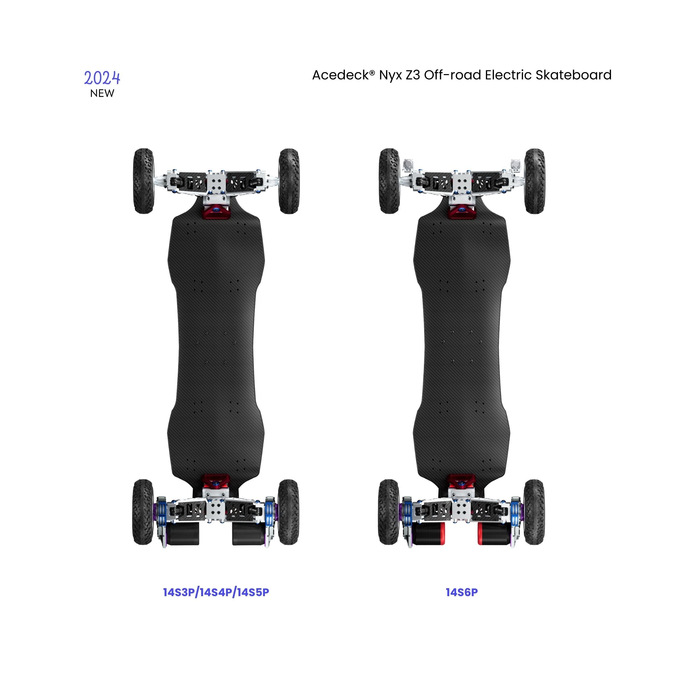 Acedeck® Nyx Z3 Off-road Electric Skateboard