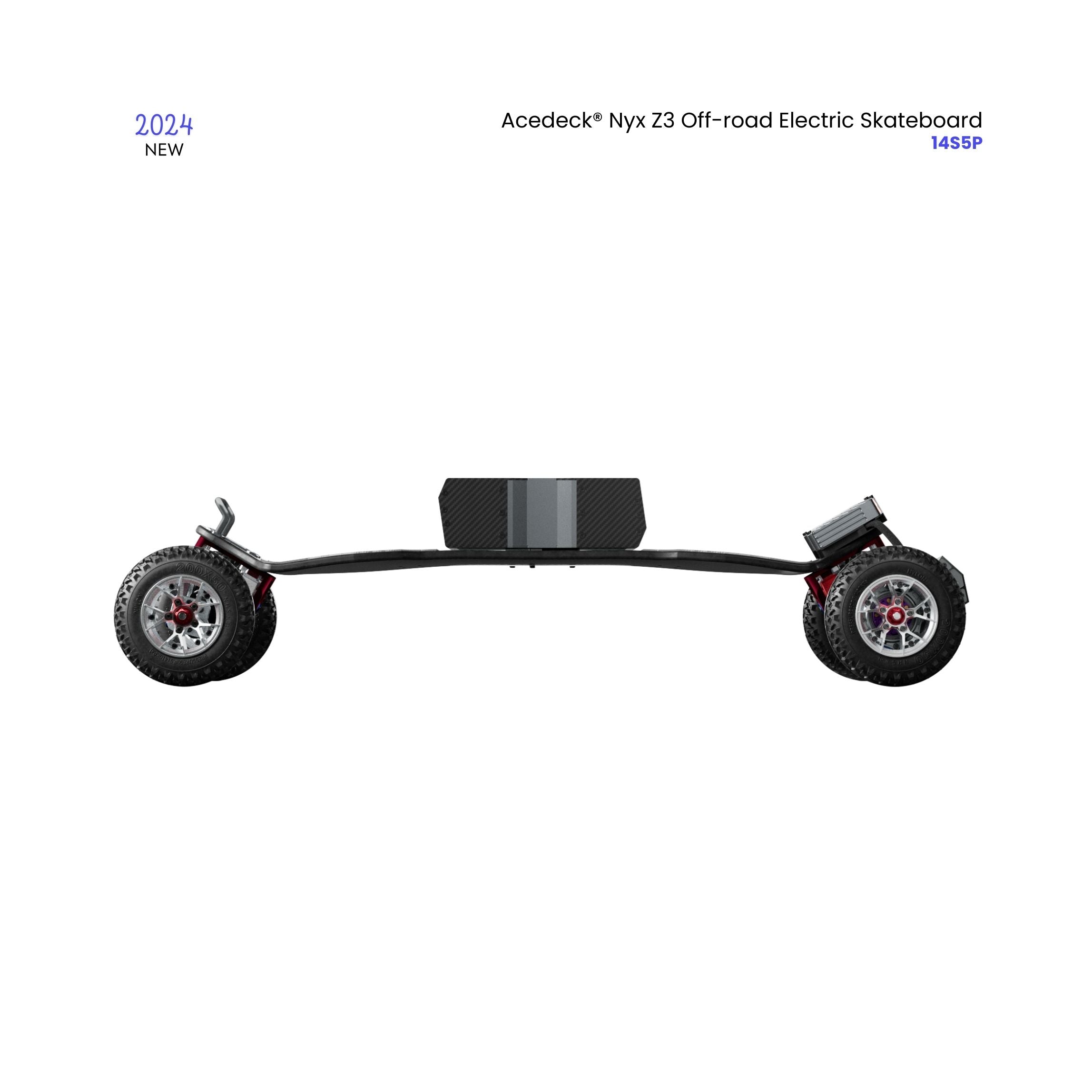 Acedeck® Nyx Z3 Off-road Electric Skateboard-Best for off-roading