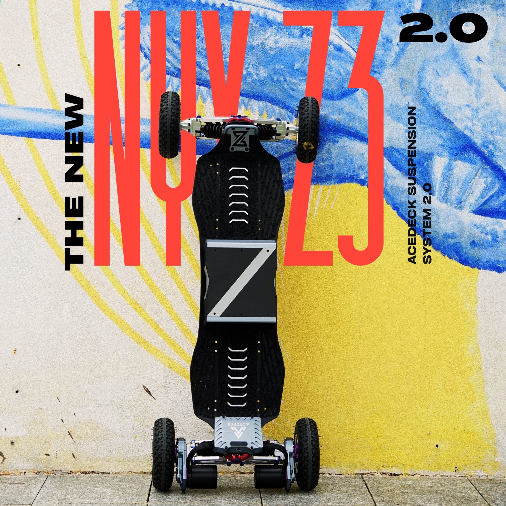 Acedeck® Nyx Z3 Off-road Electric Skateboard 2.0-Best off-road electric skateboard【Boss Special Offer】
