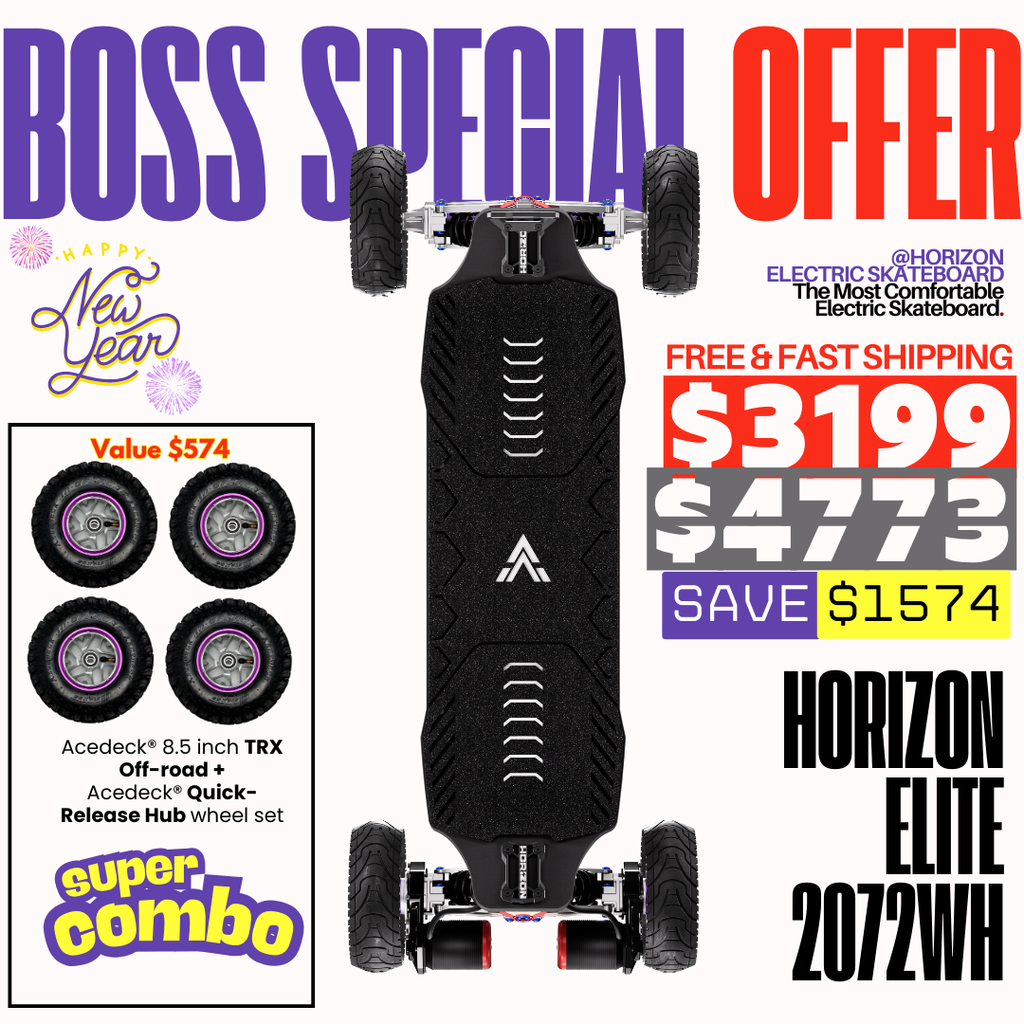 Acedeck® Horizon Electric Skateboard【Boss Special Offer】