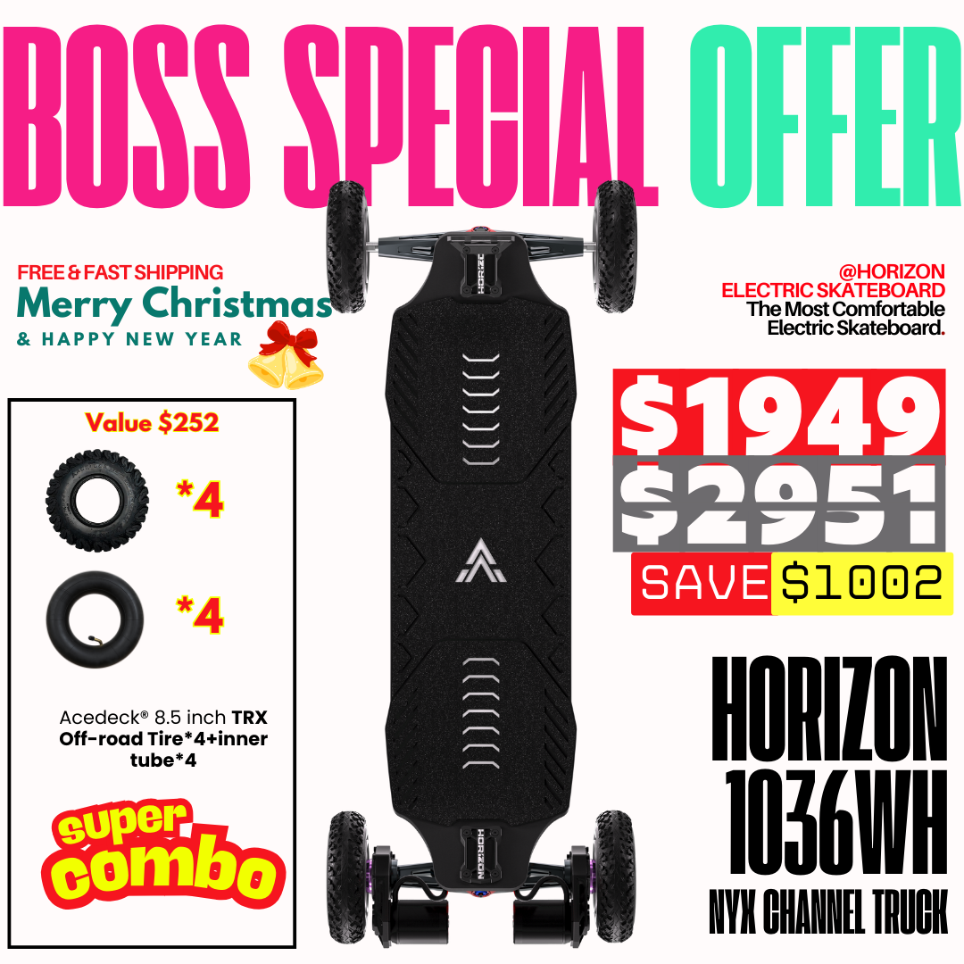 Acedeck® Horizon Electric Skateboard【Boss Special Offer】